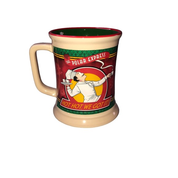 Polar Express 10th Anniversary Mug: Hot! Hot! We Got It! 4 3/4” Cocoa Mug Cup - Picture 2 of 7